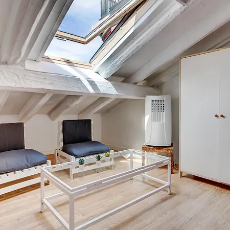 公寓 Preciosa Buhardilla En Hondarribia, Centro, 2 Hb 宏达瑞比亚