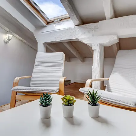 公寓 Preciosa Buhardilla En Hondarribia, Centro, 2 Hb *
