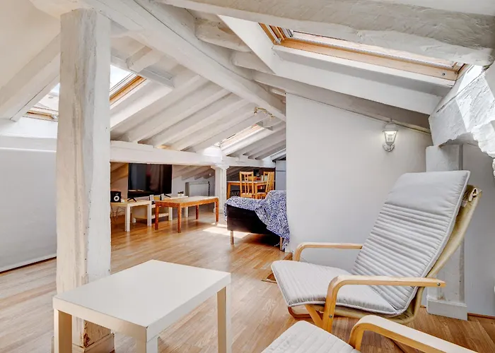公寓 Preciosa Buhardilla En Hondarribia, Centro, 2 Hb 宏达瑞比亚
