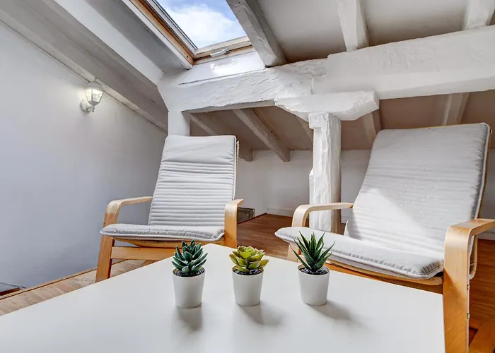 公寓 Preciosa Buhardilla En Hondarribia, Centro, 2 Hb *